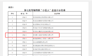 恭喜！7709美彩国际智能荣获专精特新“小巨人”荣誉